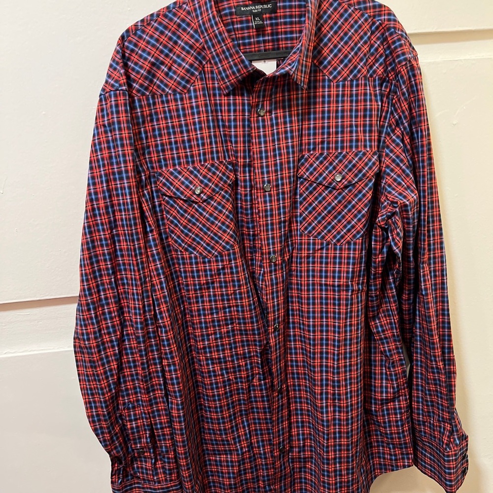 Banana Republic XL dress shirt with snaps